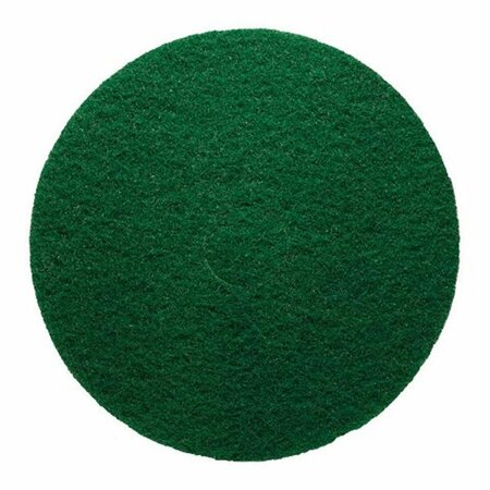 CLEAN ALL 6732 13 in. Floor Scrubbing Pad Green CL2737578